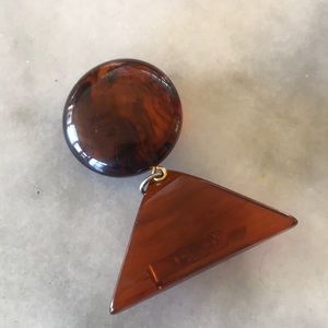 Vintage lucite pin brooch pin neck scarf